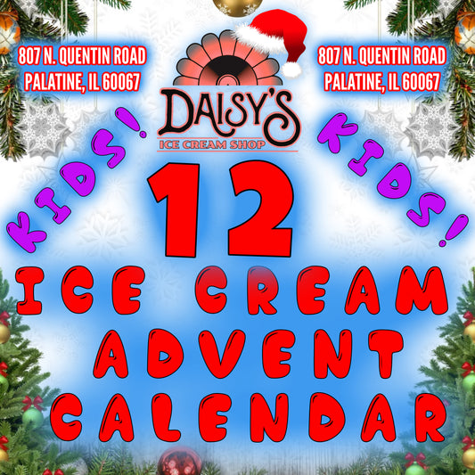 Daisy's Ice Cream Advent Calendar (12) *KIDS*
